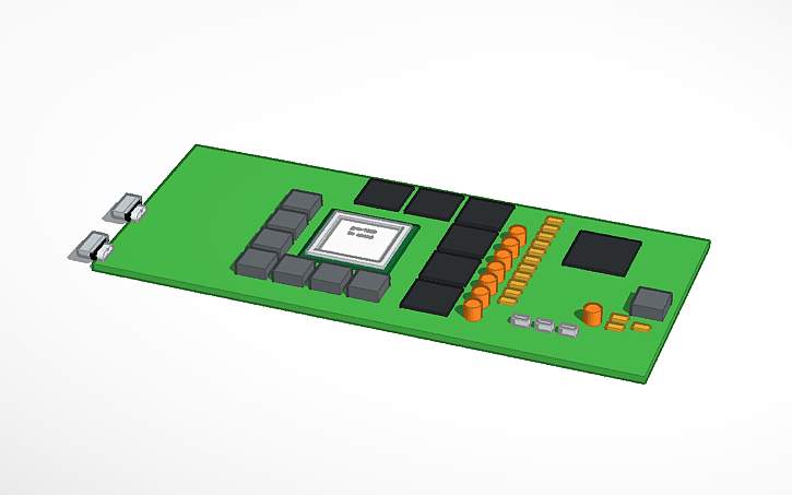 3D design silicon unix grc 1050 - Tinkercad