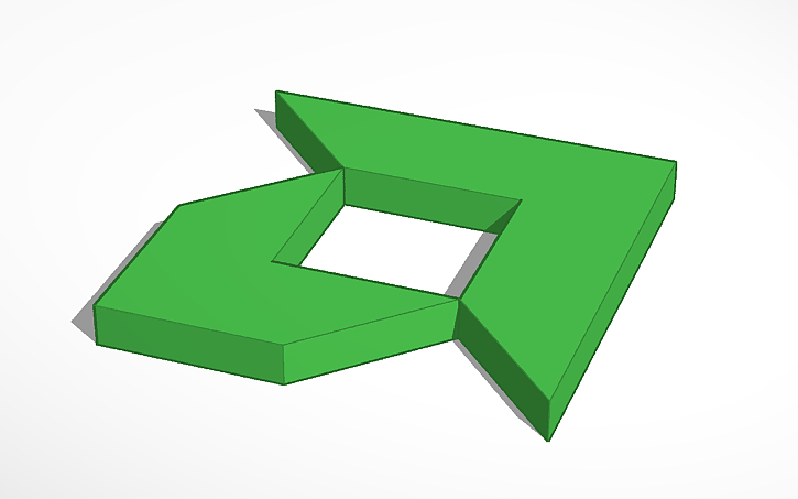 3D design AMD Logo - Tinkercad
