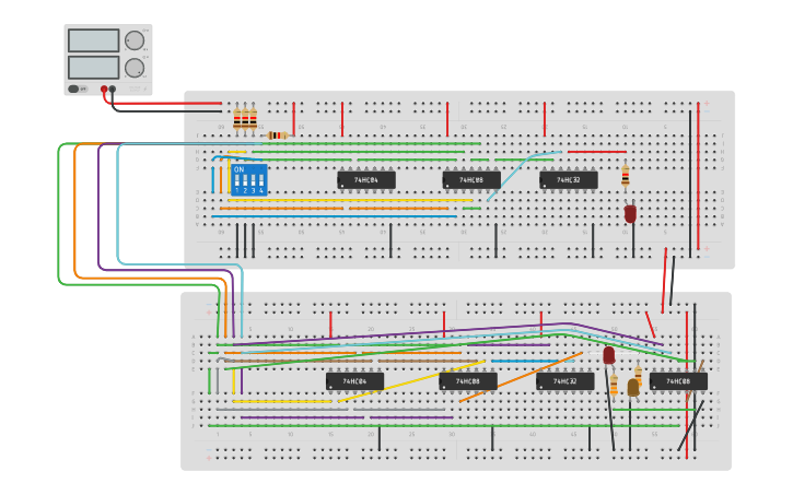 Circuit design EJERCICIO 4 | Tinkercad