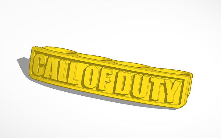 3D design call of duty - Tinkercad