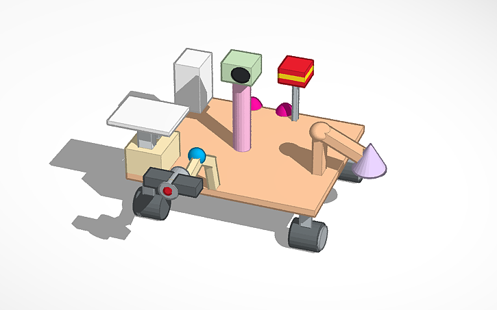 3D design Rover - Tinkercad