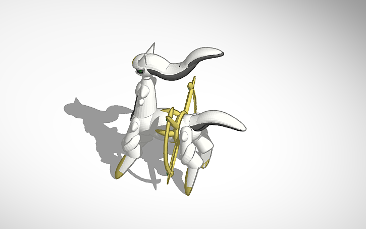 3D design Arceus (God of pokemon) - Tinkercad