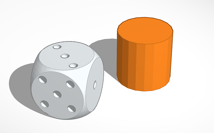 3D design Trick Dice - Tinkercad
