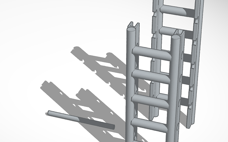 3D design Ladder - Tinkercad