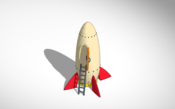 3d Design Spaceship Tinkercad