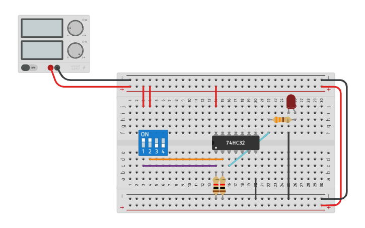 Circuit design 2C and | Tinkercad