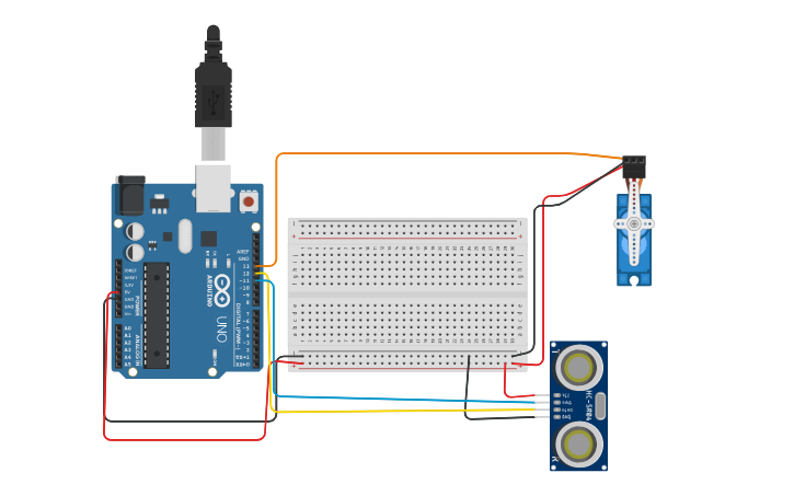 Circuit design radar - Tinkercad