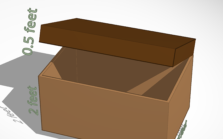 3D design Kim's Storage Trunk | Tinkercad