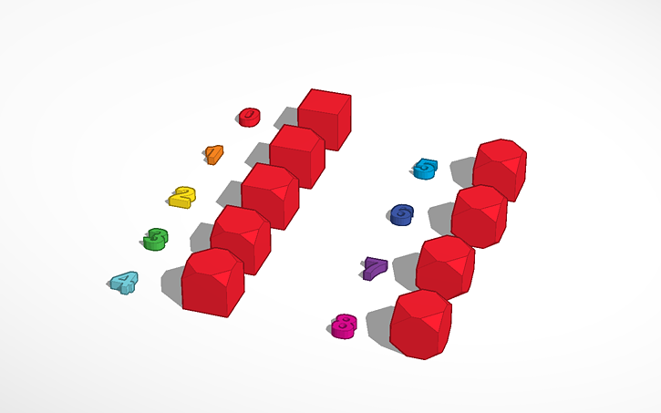 3D design Cube Corners - Tinkercad