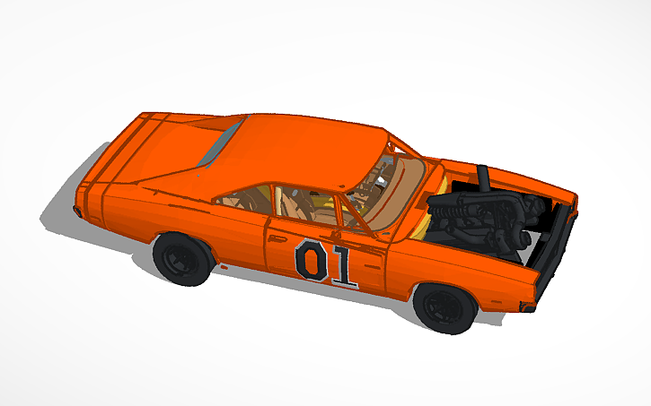 3D design Whistlin' Diesel Dodge Charger - Tinkercad