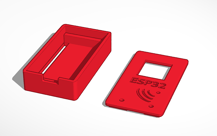 3D design ESP Wroom32 - Tinkercad