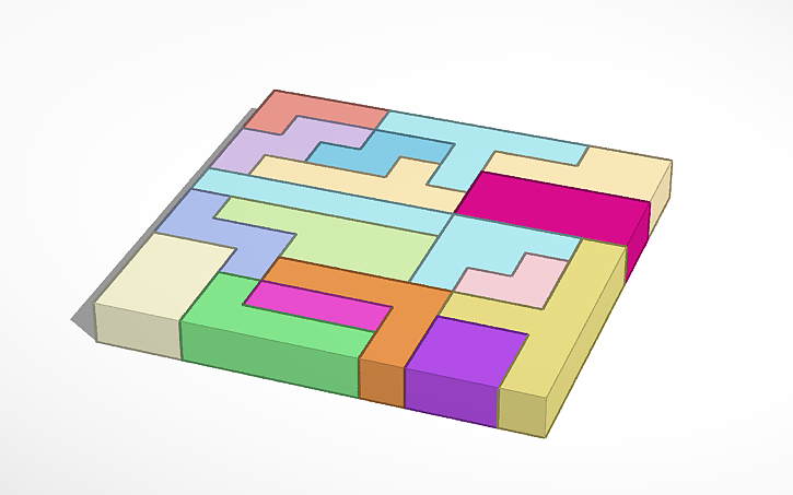 3D design Puzzle - Tinkercad