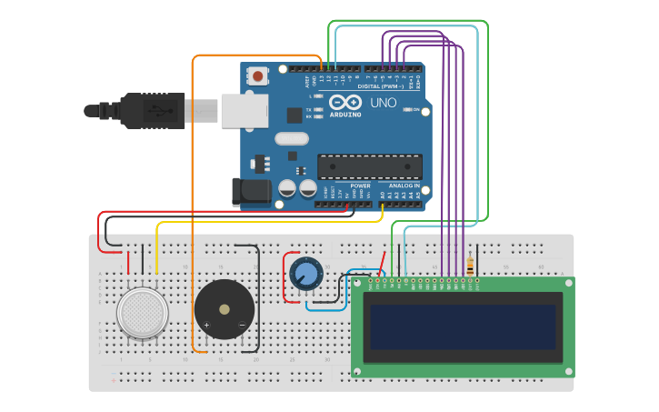 Circuit design ALCOHOLIMETRO - Tinkercad