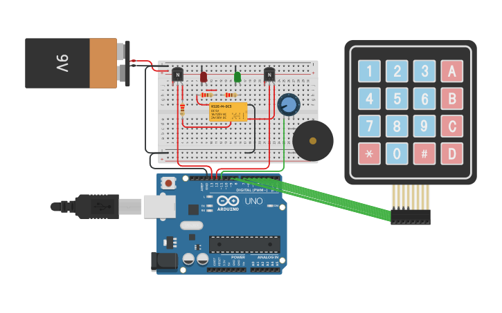 Tinker Card Arduino Circuit design Proyecto Arduino - Tinkercad
