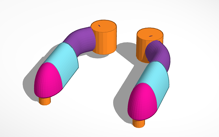 3D design Lego Hands - Tinkercad