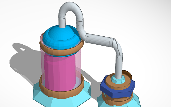 3D design elixir pump clash royale | Tinkercad