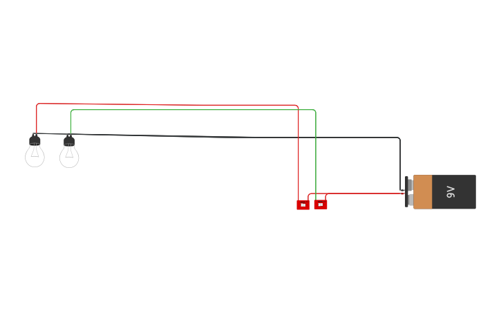 Circuit design lampadas - Tinkercad