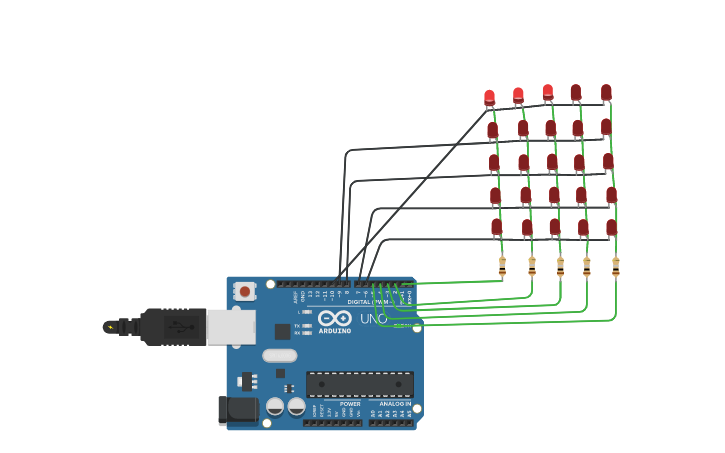 Circuit design Sara Ali 11B | Tinkercad