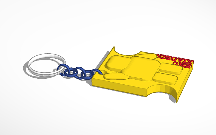 3D design keychain | Tinkercad