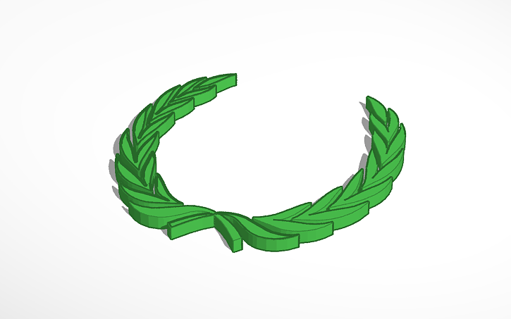 3D design Lavr venok - Tinkercad