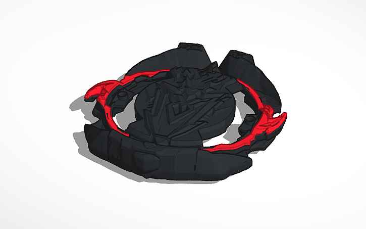 3D design Beyblade burst Sparking Dust Apocalypse | Tinkercad