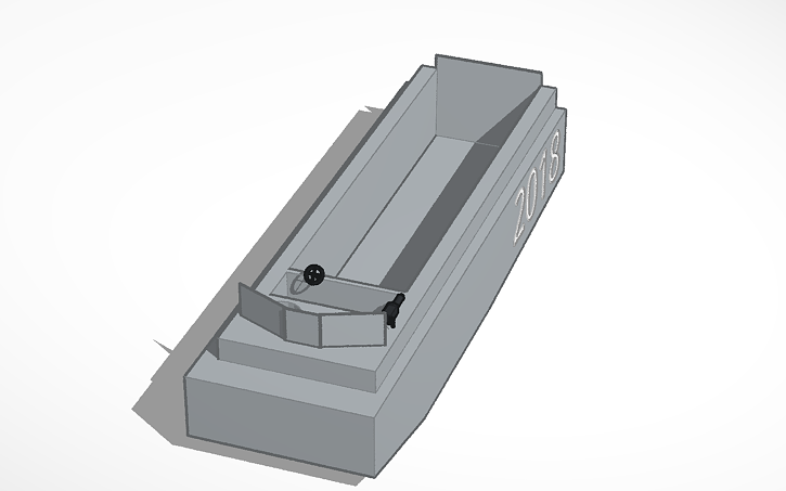 3D design LCVP (Higgin's Boat) - Tinkercad