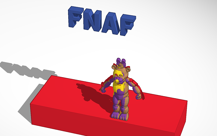 3D design FNAF - Tinkercad