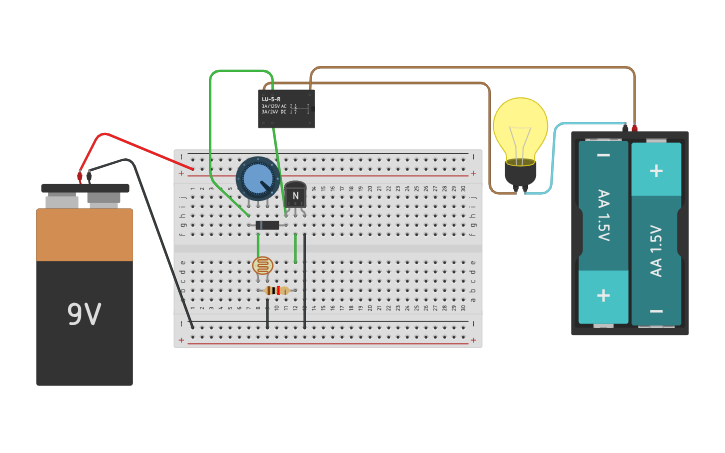 Circuit design Sensor de luz | Tinkercad