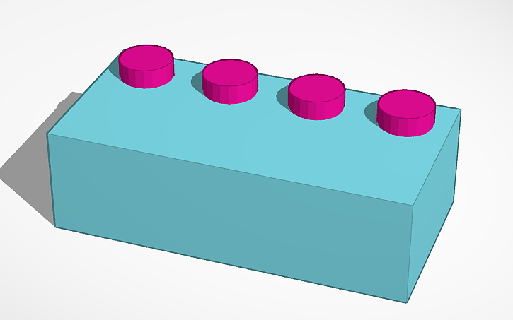 3D design actividad 8 lego - Tinkercad