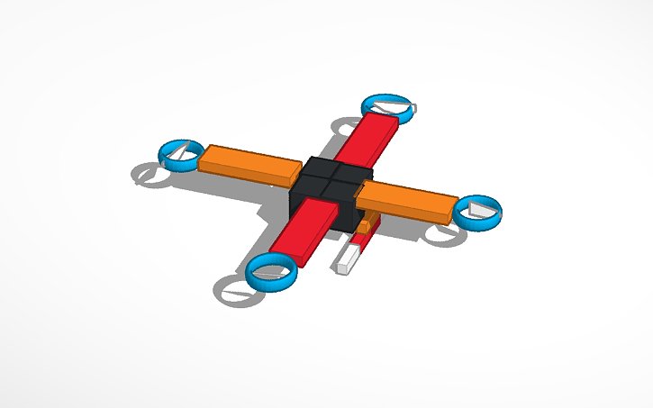 3D design drone | Tinkercad