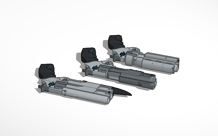 3D design guns | Tinkercad