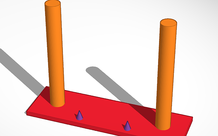3D design Retraction tower 40mm - Tinkercad