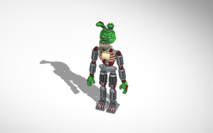 3D design stylized Springtrap figure ( articulated ) | Tinkercad