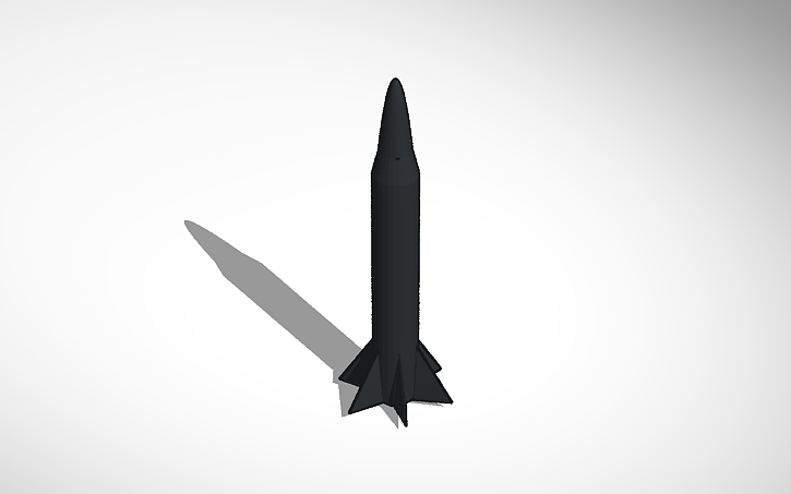 3D design kosmik raKET - Tinkercad