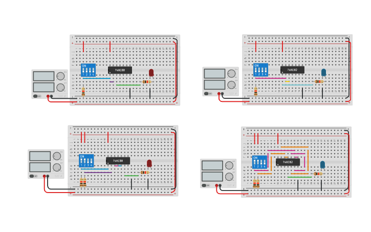 Circuit design AS INVERTER // AND GATE | Tinkercad