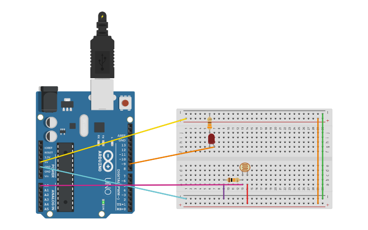 Circuit design FOTOCELDA | Tinkercad
