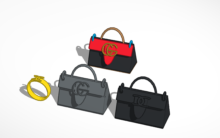 3D Design Luxury Bag And Ring Tinkercad 3d-design-luxury-bag-and-ring-tinkercad