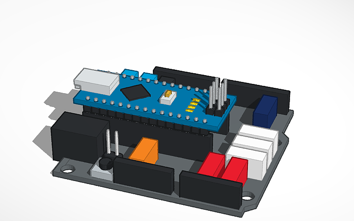 3D design Nano Carrier Board | Tinkercad
