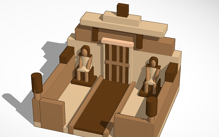 3D design egypt tomb - Tinkercad