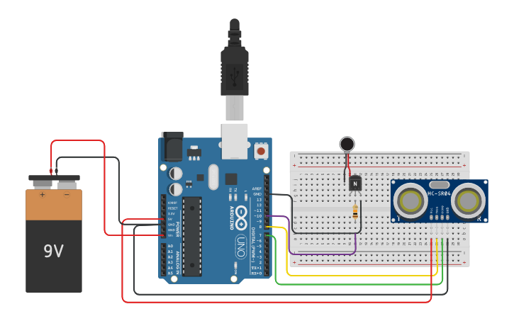 Circuit design Trabalho TCC - Tinkercad