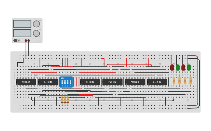 Circuit design OMAMBAC_UBAS_BSIT I-A_MIDTERM - Tinkercad