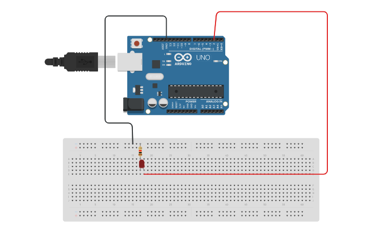 Circuit design Arduino - Tinkercad
