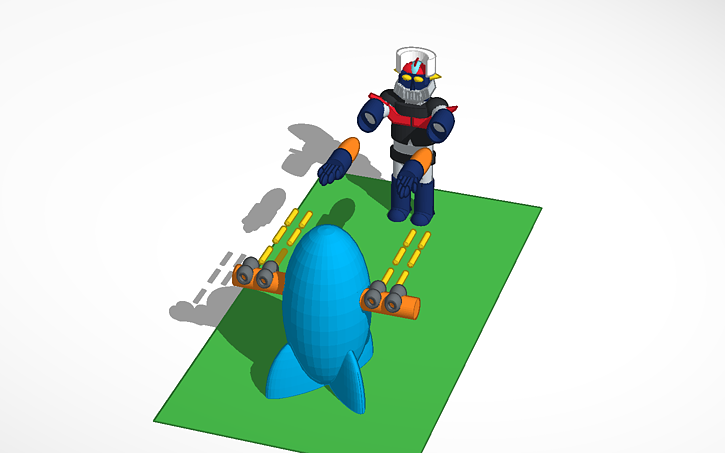 3D design Mazinger-Z - Tinkercad
