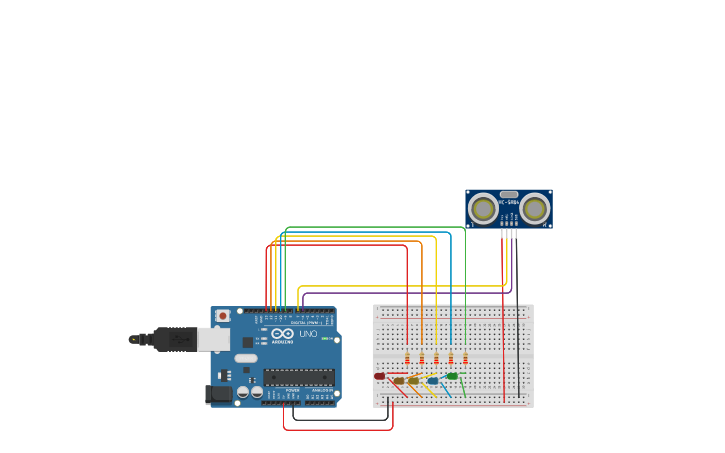 Circuit design SENSOR ARDUINO - Tinkercad