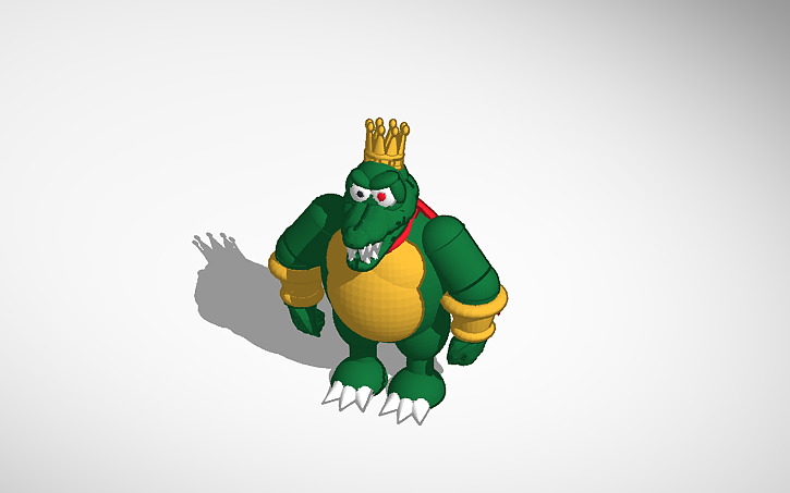 Krol Rpi Design 3D design King K. Rool - Tinkercad