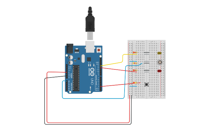 Circuit design 11/10 IR sensor | Tinkercad