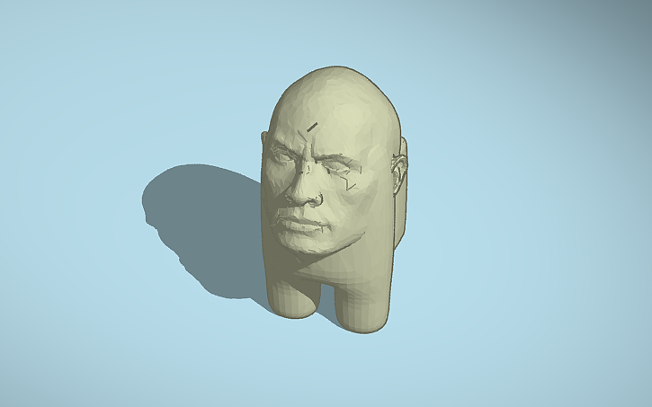 3D design Rock Amongus - Tinkercad