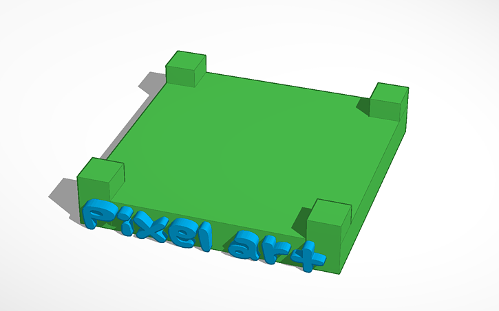 3d Design Pixel Art Contest Tinkercad