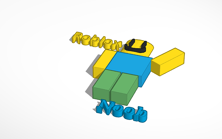 Roblox Noob Tinkercad - roblox noob tinkercad