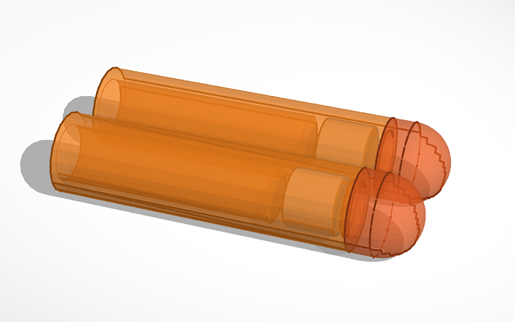3D design custom-Nerf-bullets - Tinkercad